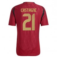 Belgicko Timothy Castagne #21 Domáci futbalový dres ME 2024 Krátky Rukáv